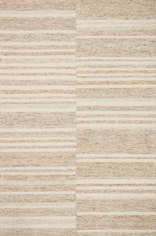 Chris Loves Julia x Loloi - Chris Ivory / Clay 9-3in x 13 Area Rug - CHRICHR-03IVCG93D0 veiw 1