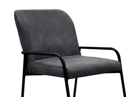 IFD - Comala - Wooden Frame & Metal Base, 30in Upholstered Barstool - IUP800-BST30-121 veiw 3