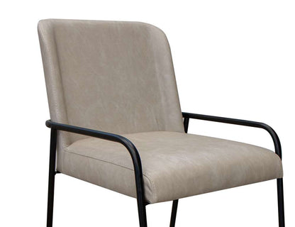 IFD - Comala - Wooden Frame & Metal Base 30in Upholstered Barstool - IUP800-BST30-210 veiw 3