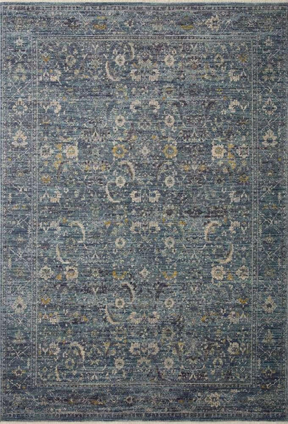 Jean Stoffer x Loloi - Bradbury Ocean / Gold 3-7in x 5-7in Accent Rug - BRADBRU-03OCGO3757 veiw 1