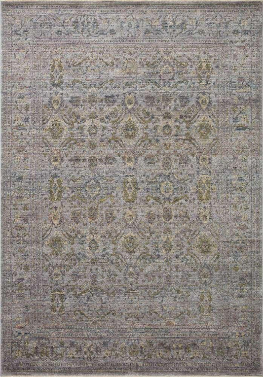 Jean Stoffer x Loloi - Bradbury Grey / Multi 9-0in x 12-0in Area Rug - BRADBRU-04GYML90C0 veiw 1