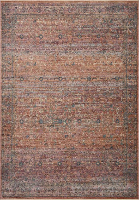 Jean Stoffer x Loloi - Bradbury Sunset / Multi 9-0in x 12-0in Area Rug - BRADBRU-06SSML90C0 veiw 1