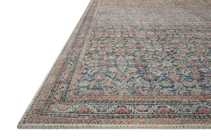 Loloi - Adrian Denim / Multi 18in x 18in Sample Rug - ADRIADR-04DEML160S veiw 3