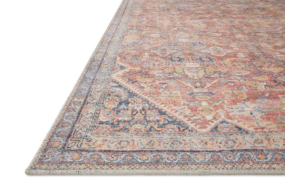 Loloi - Adrian Rust / Denim 18in x 18in Sample Rug - ADRIADR-02RUDE160S veiw 3