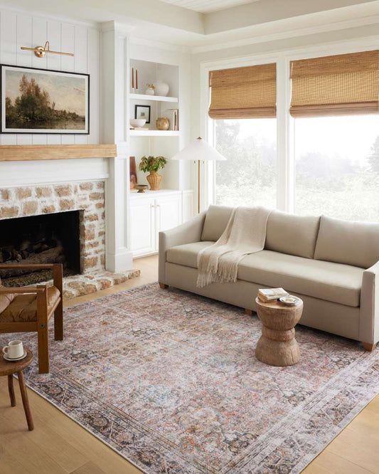 Loloi - Adrian Sunset / Charcoal 18in x 18in Sample Rug - ADRIADR-05SSCC160S veiw 2