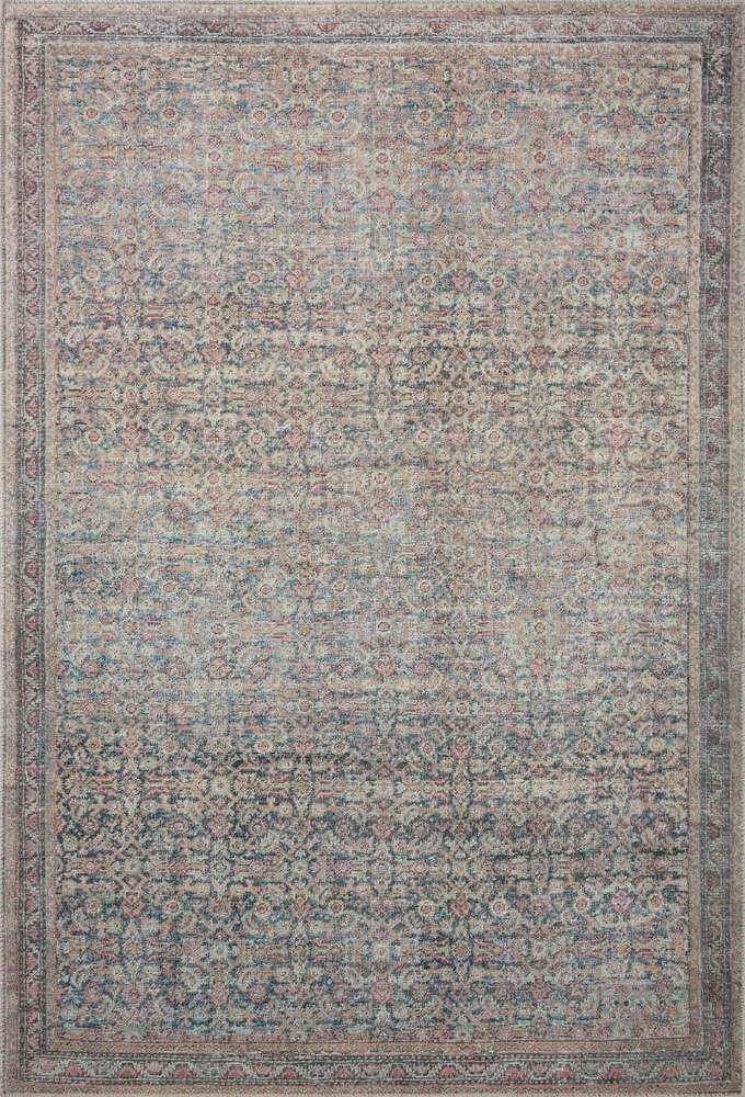 Loloi - Adrian Denim / Multi 2-3in x 3-9in Accent Rug - ADRIADR-04DEML2339 veiw 1