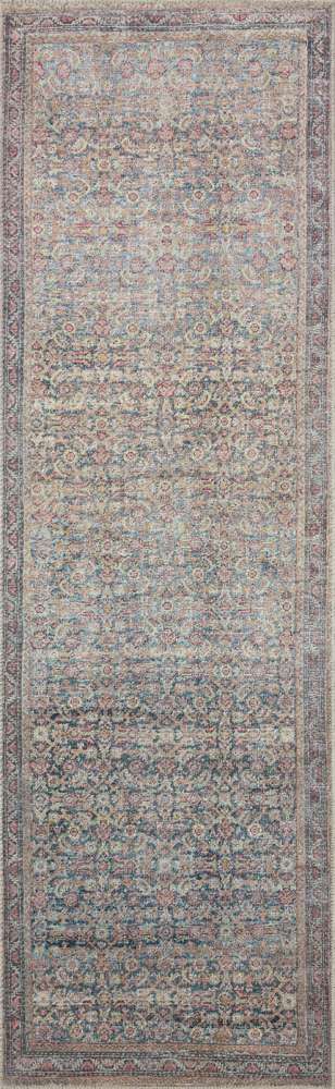 Loloi - Adrian Denim / Multi 2-6in x 12-0in Runner Rug - ADRIADR-04DEML26C0 veiw 1
