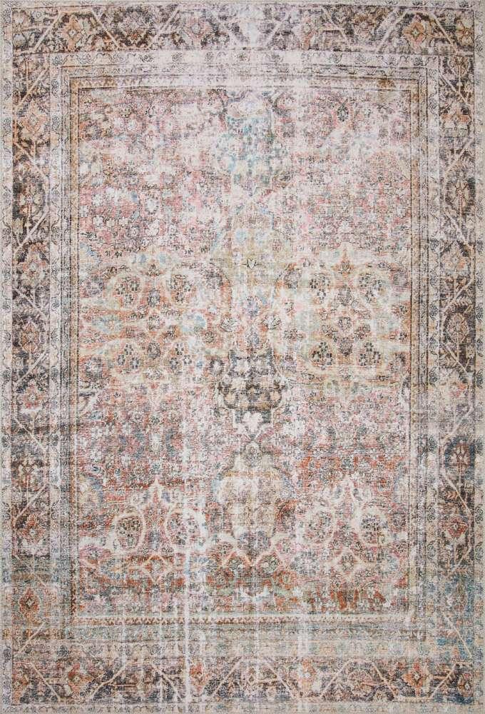 Loloi - Adrian Sunset / Charcoal 5-0in x 7-6in Area Rug - ADRIADR-05SSCC5076 veiw 1