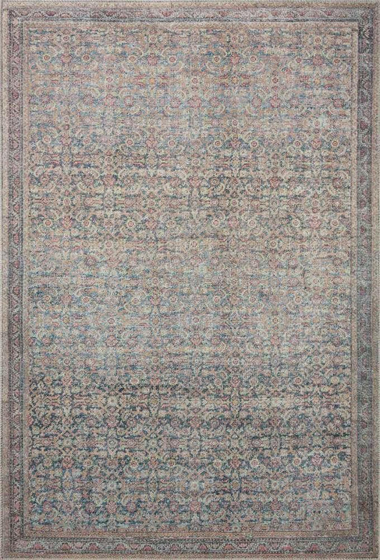 Loloi - Adrian Denim / Multi 7-6in x 9-6in Area Rug - ADRIADR-04DEML7696 veiw 1