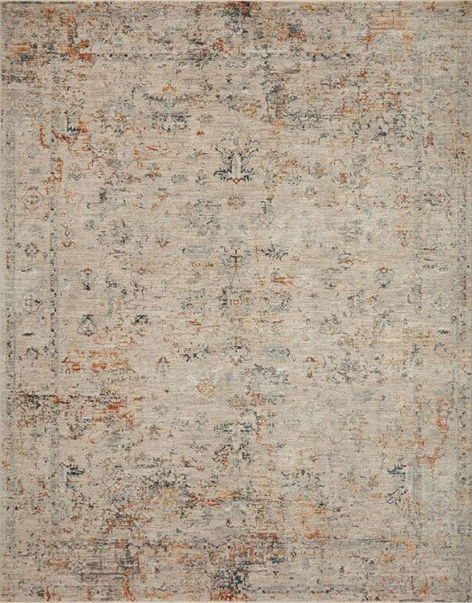 Loloi - Axel Silver / Spice 11-6in x 15-5in Area Rug - AXELAXE-02SISQB6F5 veiw 1