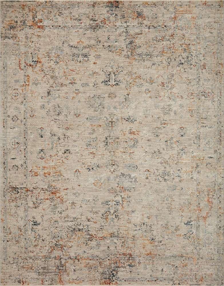 Loloi - Axel Silver / Spice 5 x 7-8in Area Rug - AXELAXE-02SISQ5078 veiw 1