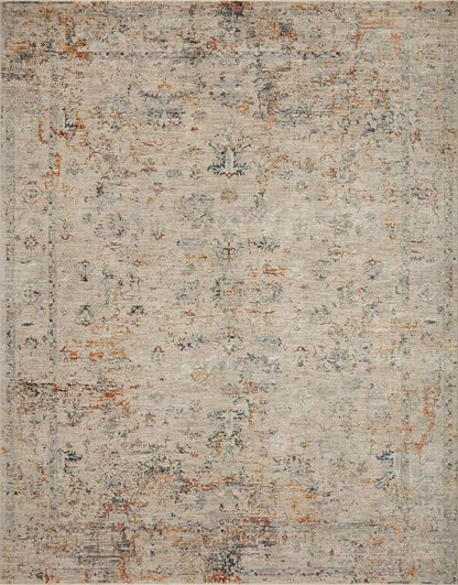 Loloi - Axel Silver / Spice 5 x 7-8in Area Rug - AXELAXE-02SISQ5078 veiw 1