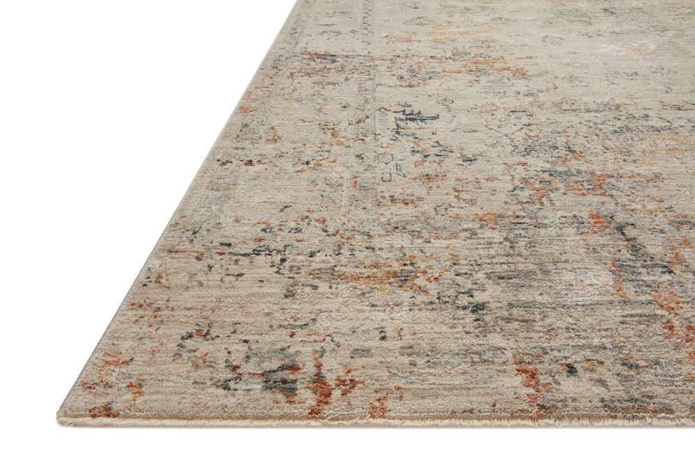 Loloi - Axel Silver / Spice 5 x 7-8in Area Rug - AXELAXE-02SISQ5078 veiw 3