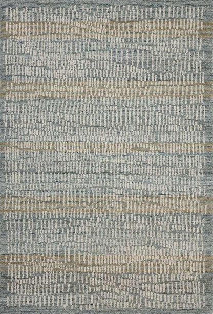 Loloi - Elias Ocean / Oatmeal 18in x 18in Sample Rug - ELIAELA-02OCOT160S veiw 1