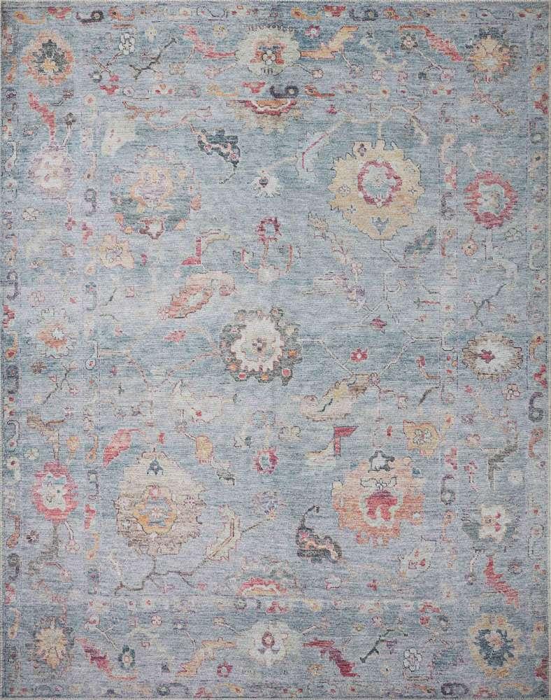 Loloi - Elysium Denim / Multi 18in x 18in Sample Rug - ELYSELY-04DEML160S veiw 1