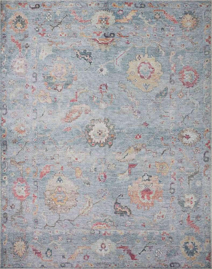 Loloi - Elysium Denim / Multi 18in x 18in Sample Rug - ELYSELY-04DEML160S veiw 1