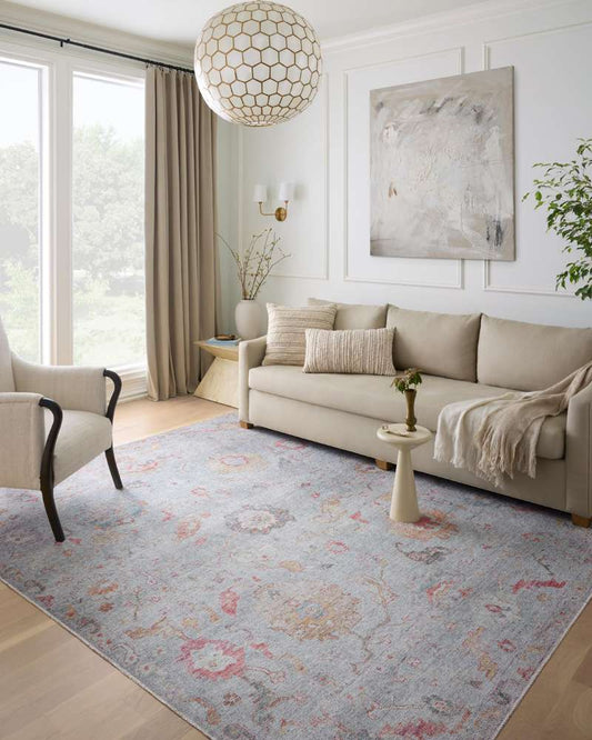 Loloi - Elysium Silver / Multi 3-6in x 5-6in Accent Rug - ELYSELY-04SIML3656 veiw 2