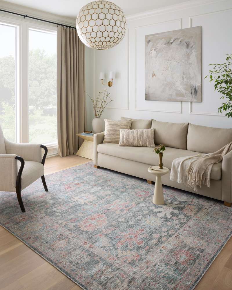 Loloi - Elysium Graphite / Multi 7-6in x 9-6in Area Rug - ELYSELY-02GTML7696 veiw 2