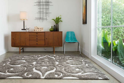Loloi - Enchant Smoke 7-7in x 10-6in Area Rug - ENCOEN-07SK0077A6 veiw 3