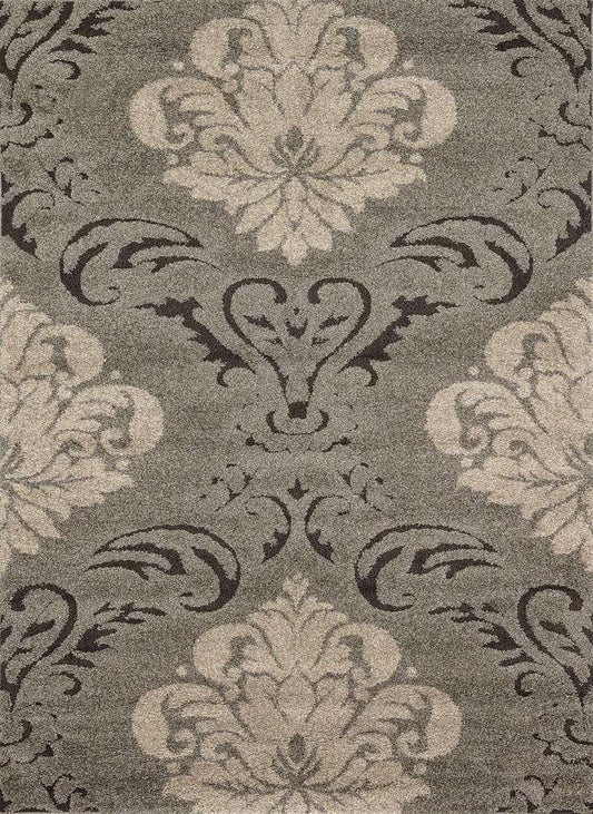 Loloi - Enchant Smoke / Beige 7-7in x 7-7in Square Area Rug - ENCOEN-03SKBE770S veiw 1