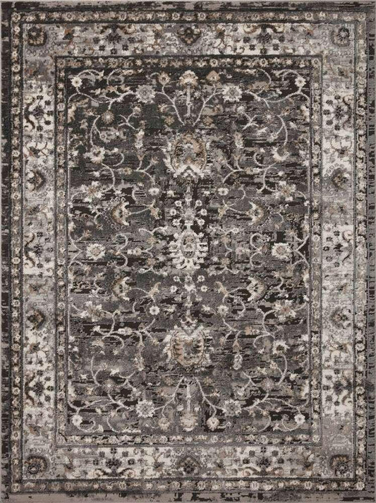 Loloi - Estelle Charcoal / Grey 18in x 18in Sample Rug - ESTEEST-02CCGY160S veiw 1