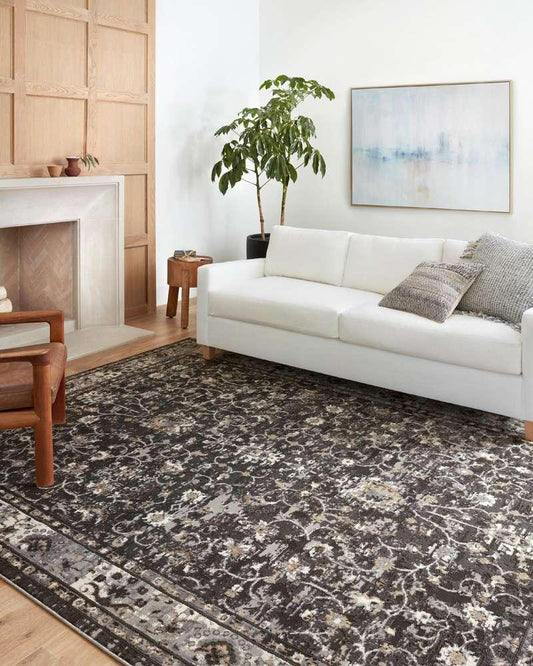Loloi - Estelle Charcoal / Grey 18in x 18in Sample Rug - ESTEEST-02CCGY160S veiw 2