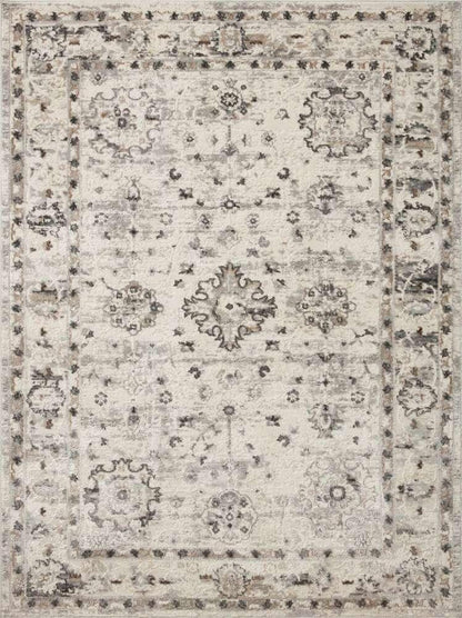 Loloi - Estelle Ivory / Stone 18in x 18in Sample Rug - ESTEEST-01IVSN160S veiw 1