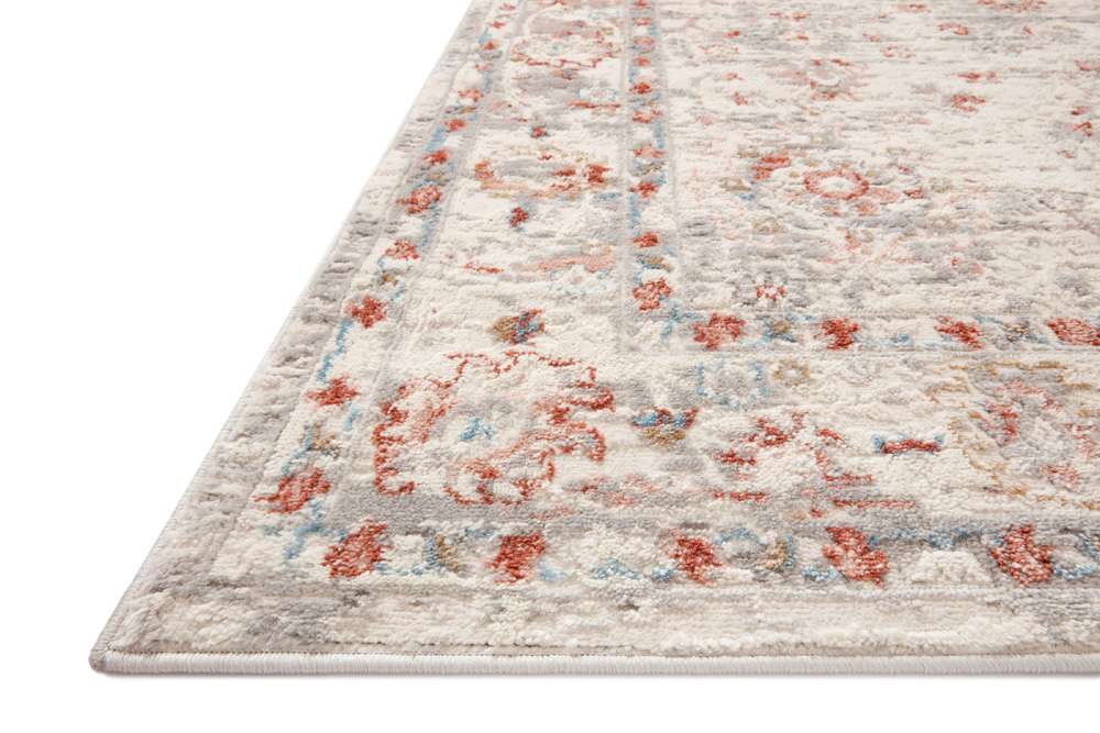 Loloi - Estelle Ivory / Rust 5-3in x 7-8in Area Rug - ESTEEST-01IVRU5378 veiw 3