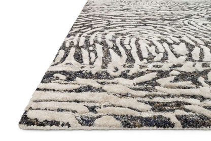 Loloi - Juneau Charcoal / Silver 7-9in x 9-9in Area Rug - JUNEJY-04CCSI7999 veiw 4