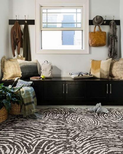 Loloi - Juneau Charcoal / Silver 9-3in x 13 Area Rug - JUNEJY-04CCSI93D0 veiw 2