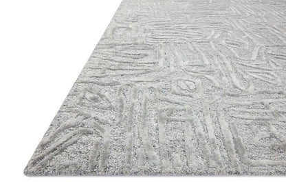 Loloi - Juneau Grey 18in x 18in Sample Rug - JUNEJY-06GYGY160S veiw 2
