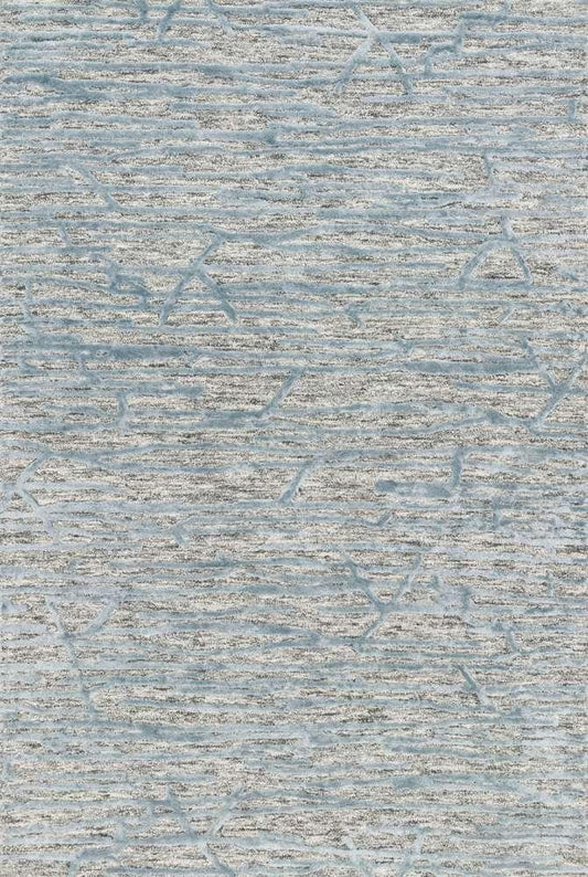 Loloi - Juneau Grey / Blue 5-0in x 7-6in Area Rug - JUNEJY-07GYBB5076 veiw 1