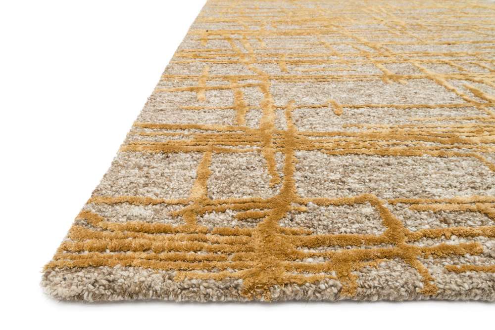 Loloi - Juneau Natural / Gold 7-9in x 9-9in Area Rug - JUNEJY-05NAGO7999 veiw 2