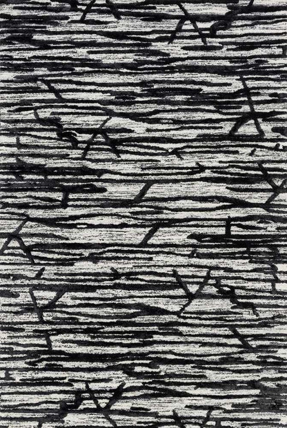 Loloi - Juneau Ivory / Black 9-3in x 13 Area Rug - JUNEJY-07IVBL93D0 veiw 1