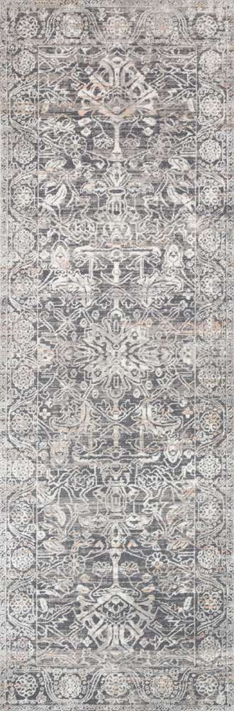 Loloi - Lucia Steel / Ivory 2-8in x 8 Runner Rug - LCIALUC-03STIV2880 veiw 1