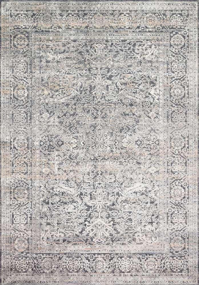 Loloi - Lucia Steel / Ivory 4-0in x 5-7in Accent Rug - LCIALUC-03STIV4057 veiw 1