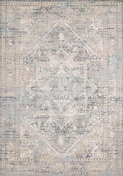 Loloi - Lucia Grey / Sunset 6-8in x 8-8in Area Rug - LCIALUC-01GYSS6888 veiw 1