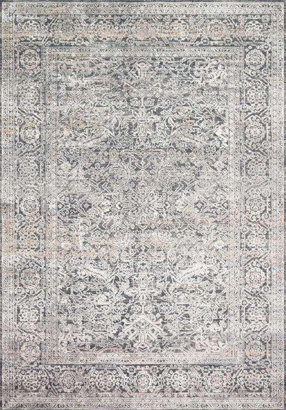 Loloi - Lucia Steel / Ivory 6-8in x 8-8in Area Rug - LCIALUC-03STIV6888 veiw 1