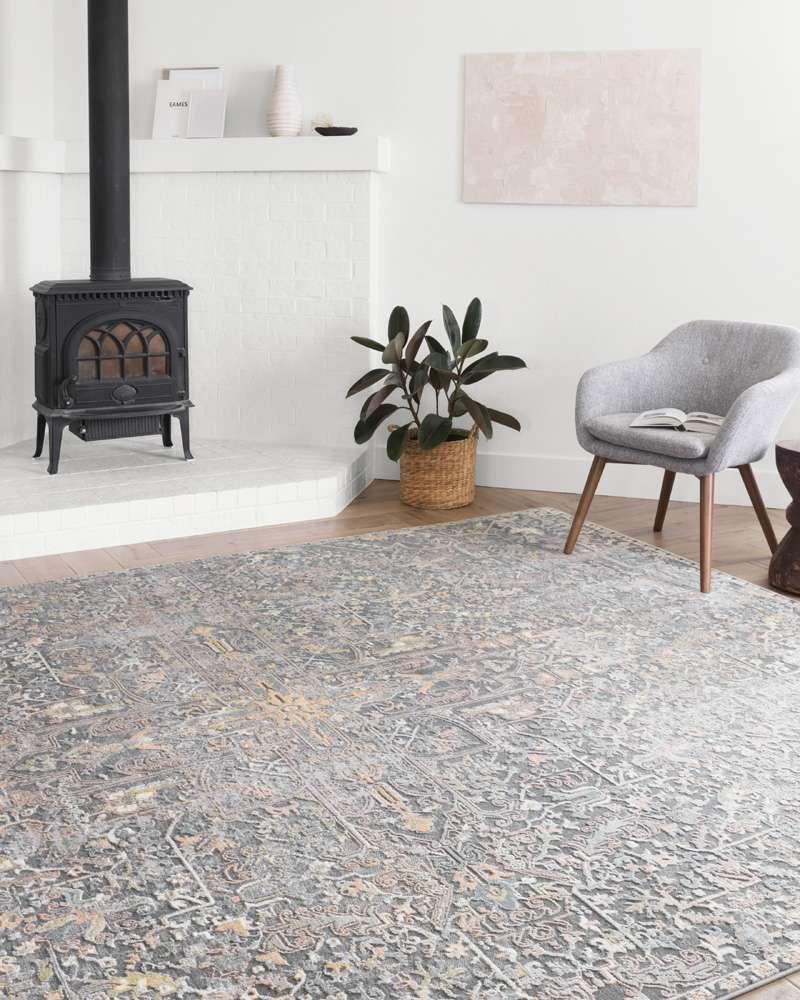 Loloi - Lucia Charcoal / Multi 7-9in x 10-6in Area Rug - LCIALUC-02CCML79A6 veiw 2
