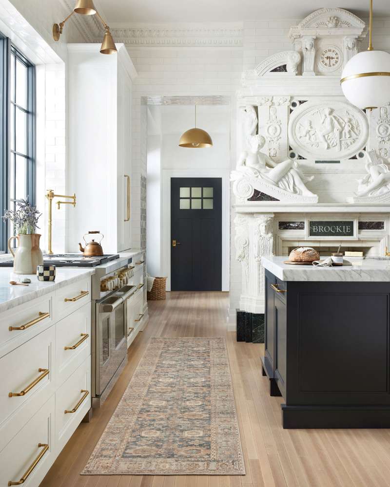 Loloi - Margot Ocean / Spice 2-0in x 5-0in Accent Rug - MARGMAT-03OCSQ2050 veiw 3