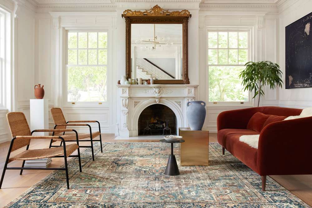 Loloi - Margot Terracotta / Lagoon 2-0in x 5-0in Accent Rug - MARGMAT-02TCLJ2050 veiw 3
