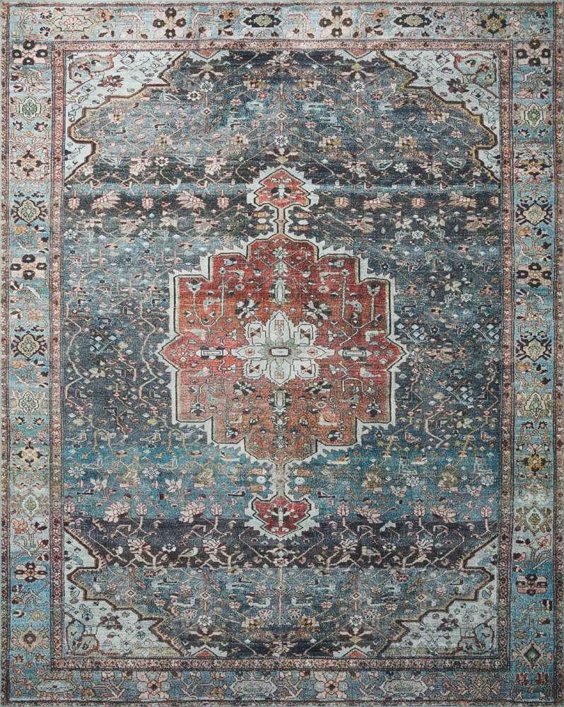 Loloi - Margot Ocean / Brick 2-3in x 3-9in Accent Rug - MARGMAT-05OCBK2339 veiw 1