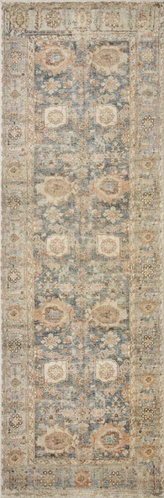 Loloi - Margot Ocean / Spice 2-6in x 11-6in Runner Rug - MARGMAT-03OCSQ26B6 veiw 1