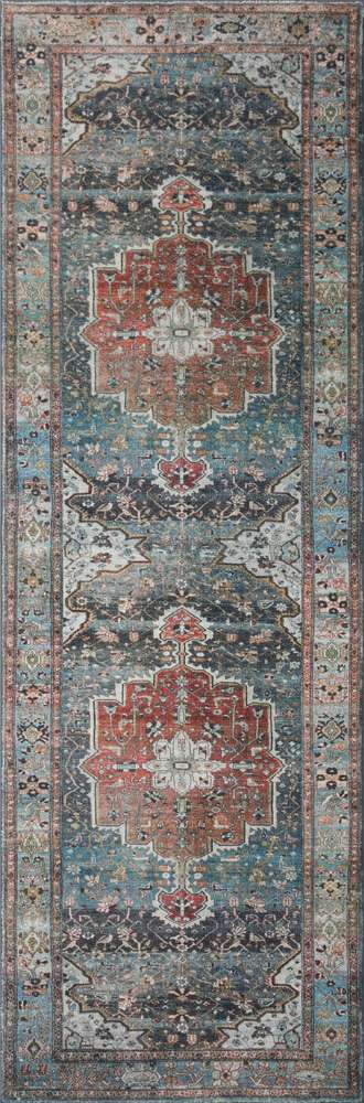 Loloi - Margot Ocean / Brick 2-6in x 9-6in Runner Rug - MARGMAT-05OCBK2696 veiw 1