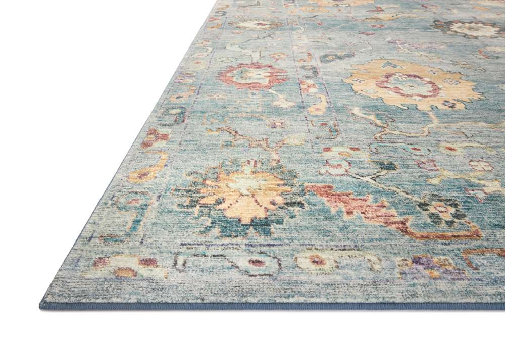 Loloi - Margot Denim / Multi 3-6in x 5-6in Accent Rug - MARGMAT-06DEML3656 veiw 3