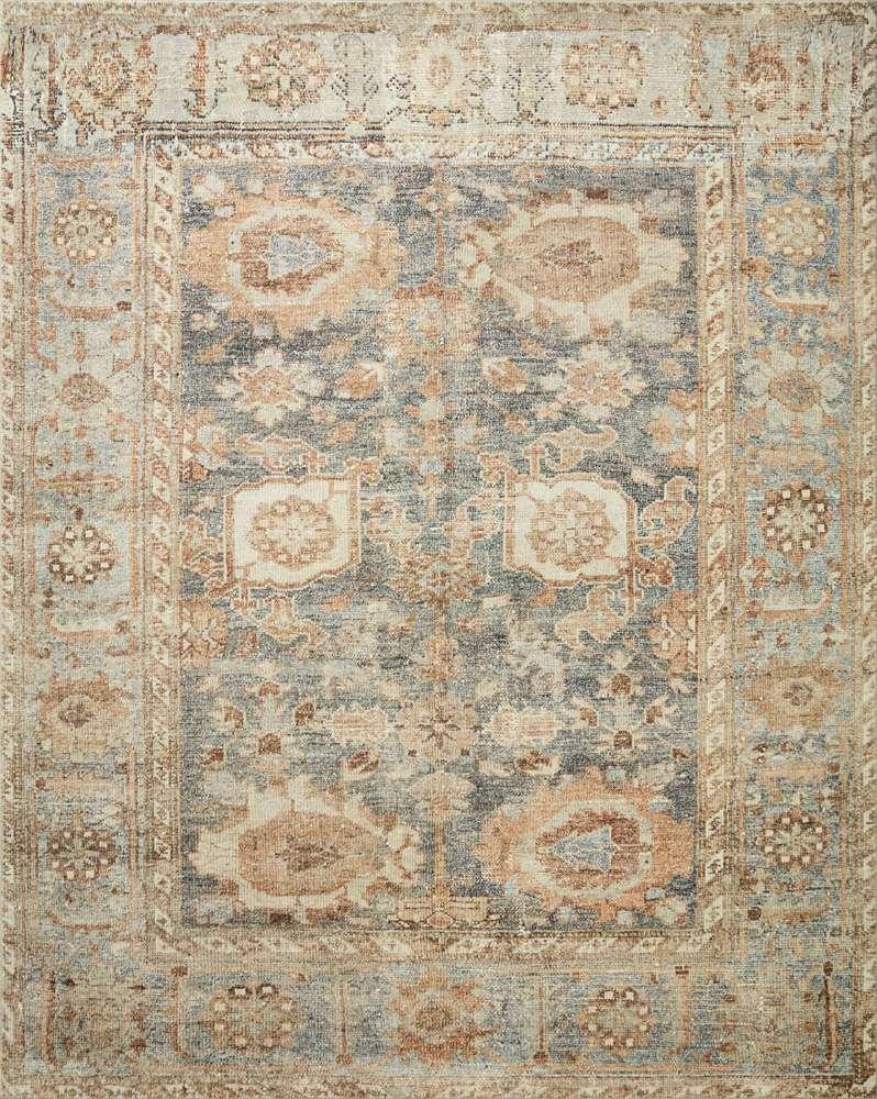Loloi - Margot Ocean / Spice 3-6in x 5-6in Accent Rug - MARGMAT-03OCSQ3656 veiw 1