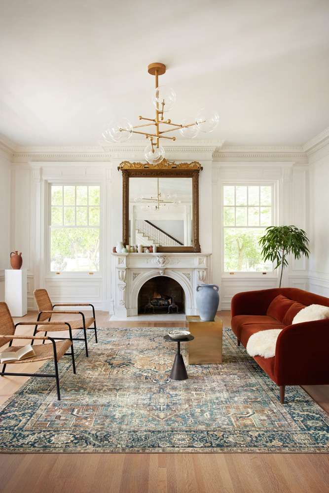 Loloi - Margot Terracotta / Lagoon 3-6in x 5-6in Accent Rug - MARGMAT-02TCLJ3656 veiw 2