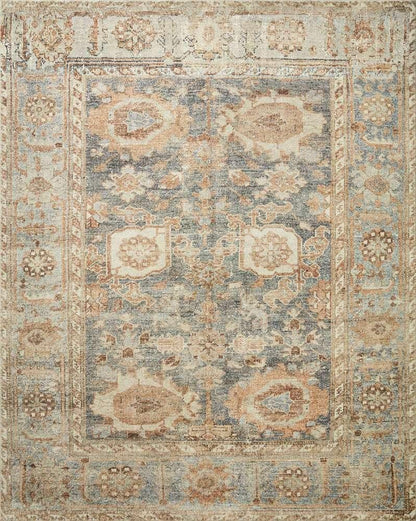 Loloi - Margot Ocean / Spice 8-6in x 11-6in Area Rug - MARGMAT-03OCSQ86B6 veiw 1