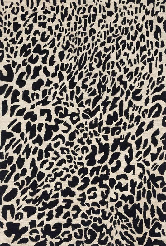Loloi - Masai Black / Ivory 18in x 18in Sample Rug - MASAMAS-02BLIV160S veiw 1