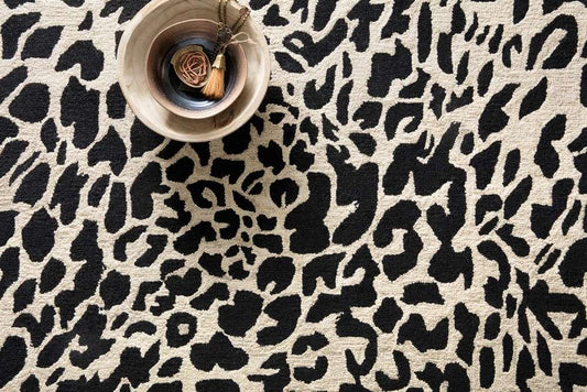 Loloi - Masai Black / Ivory 18in x 18in Sample Rug - MASAMAS-02BLIV160S veiw 2